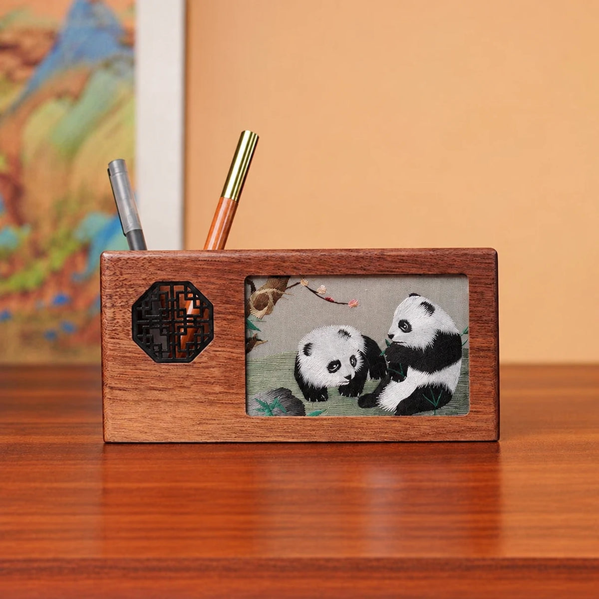 Panda and Plum Blossom