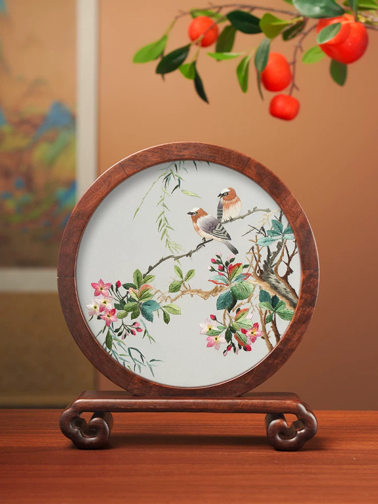 Classic Birds and Flowers
