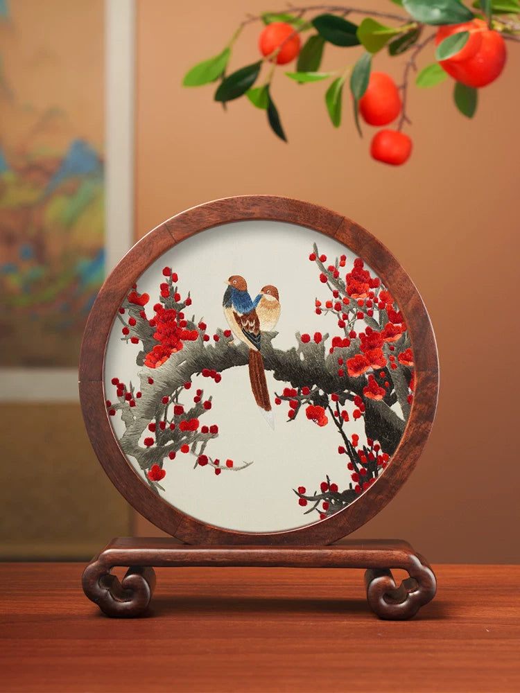 Magpie on Red Plum