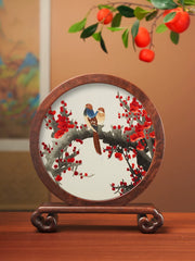 Magpie on Red Plum