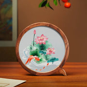 Fish Leaping, Lotus Rejoicing