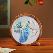 Peach Blossom and Peacock