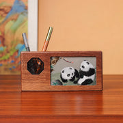Panda and Plum Blossom