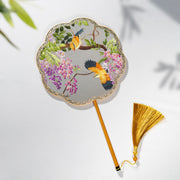 Wisteria, Birds and Flowers